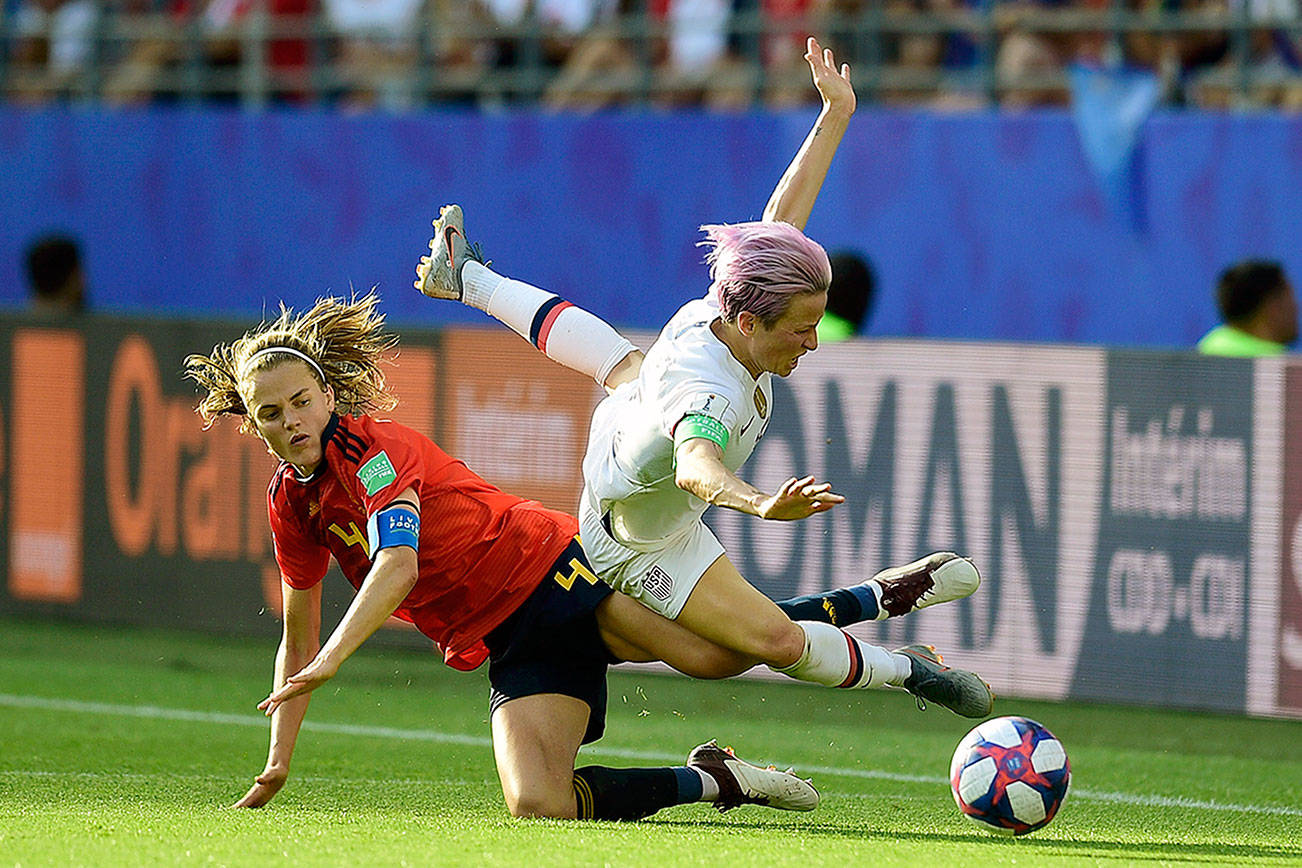 USWNT sneaks by Spain 2-1 in gritty World Cup match, advances to quarterfinals