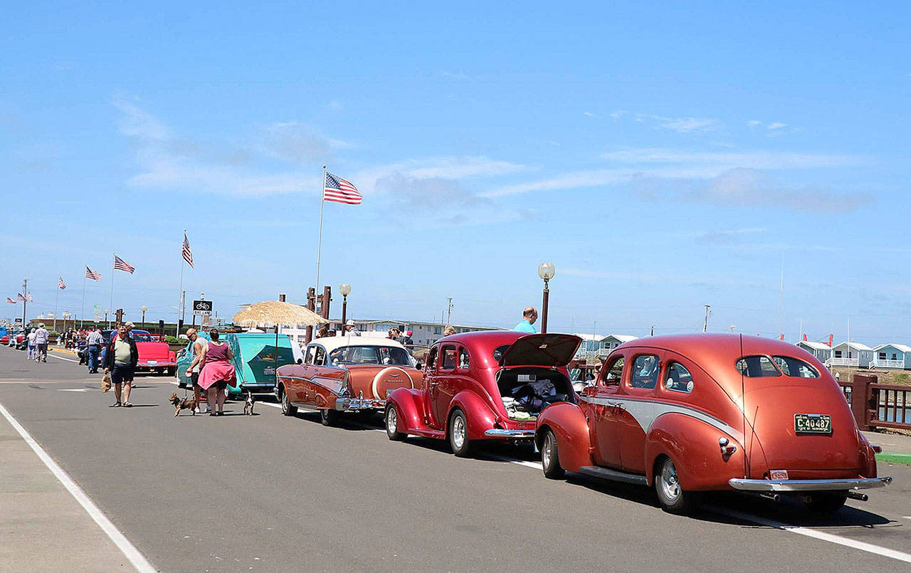 COURTESY PHOTO                                Classic cars will take over Westport during the annual Eastside Street Rod Association’s Westport Run car show Saturday.