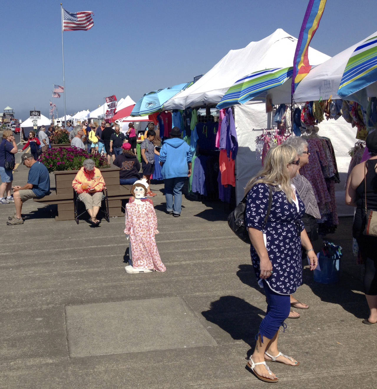 File photo                                Westhaven Drive will be lined with artist and food booths this weekend.