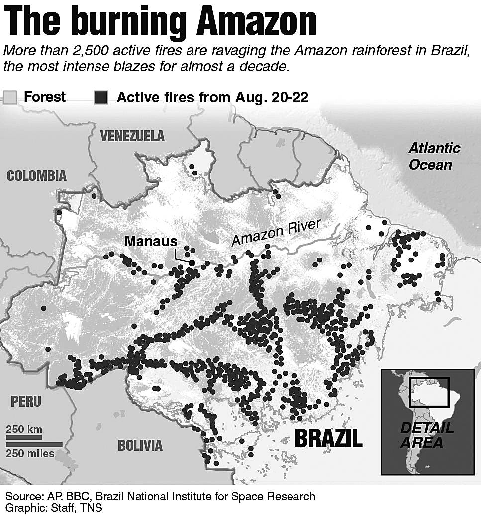 The Amazon rainforest is on fire. Climate scientists fear a tipping point is near