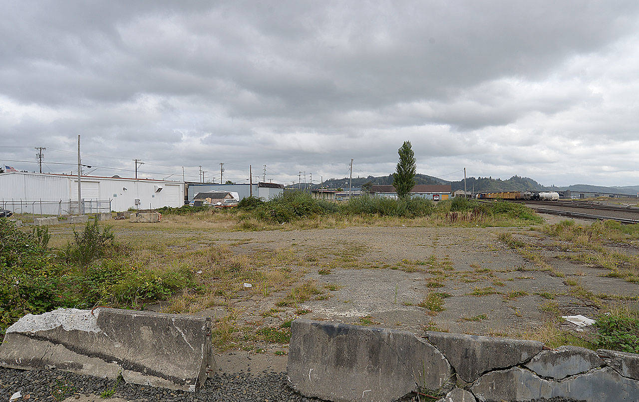 DAN HAMMOCK | GRAYS HARBOR NEWS GROUP                                The City of Aberdeen has approved the purchase of this 31,000-square-foot property at 421 S. Michigan St. to serve as a longer-term homeless camping site.