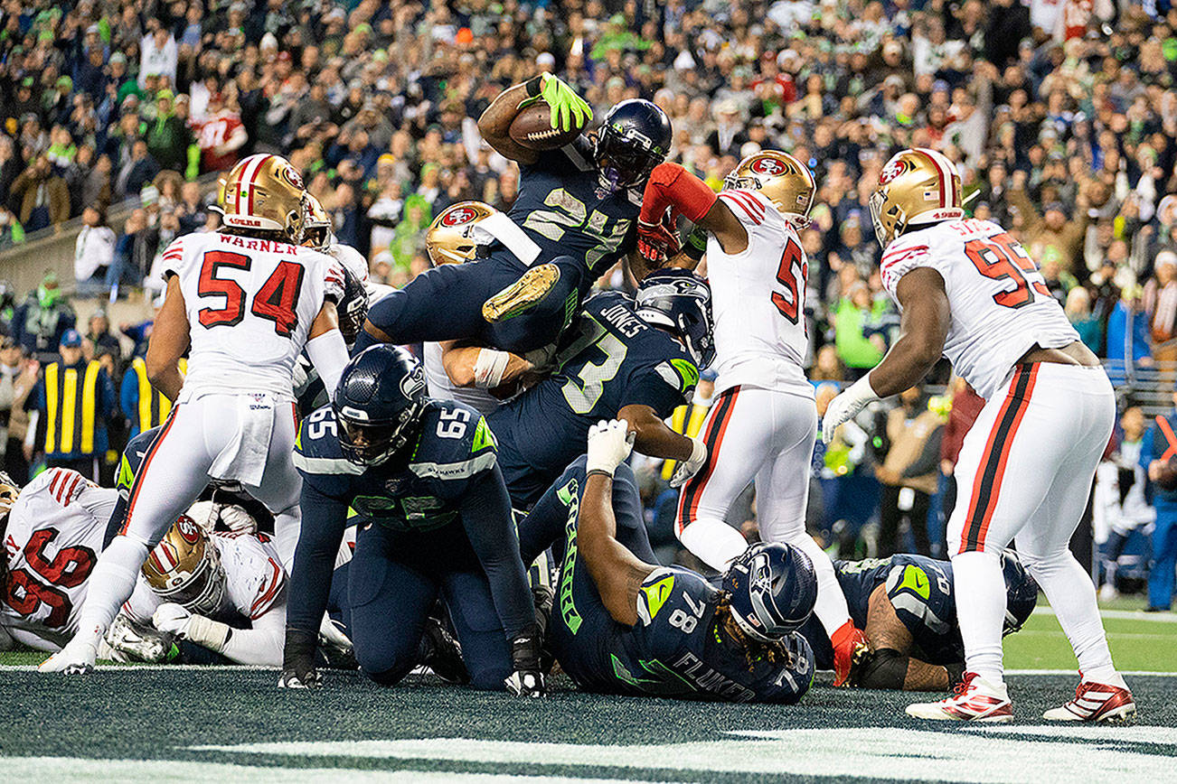 Marshawn Lynch denied chance from 1 — again; Seahawks lose on last play to SF. Next: at PHI
