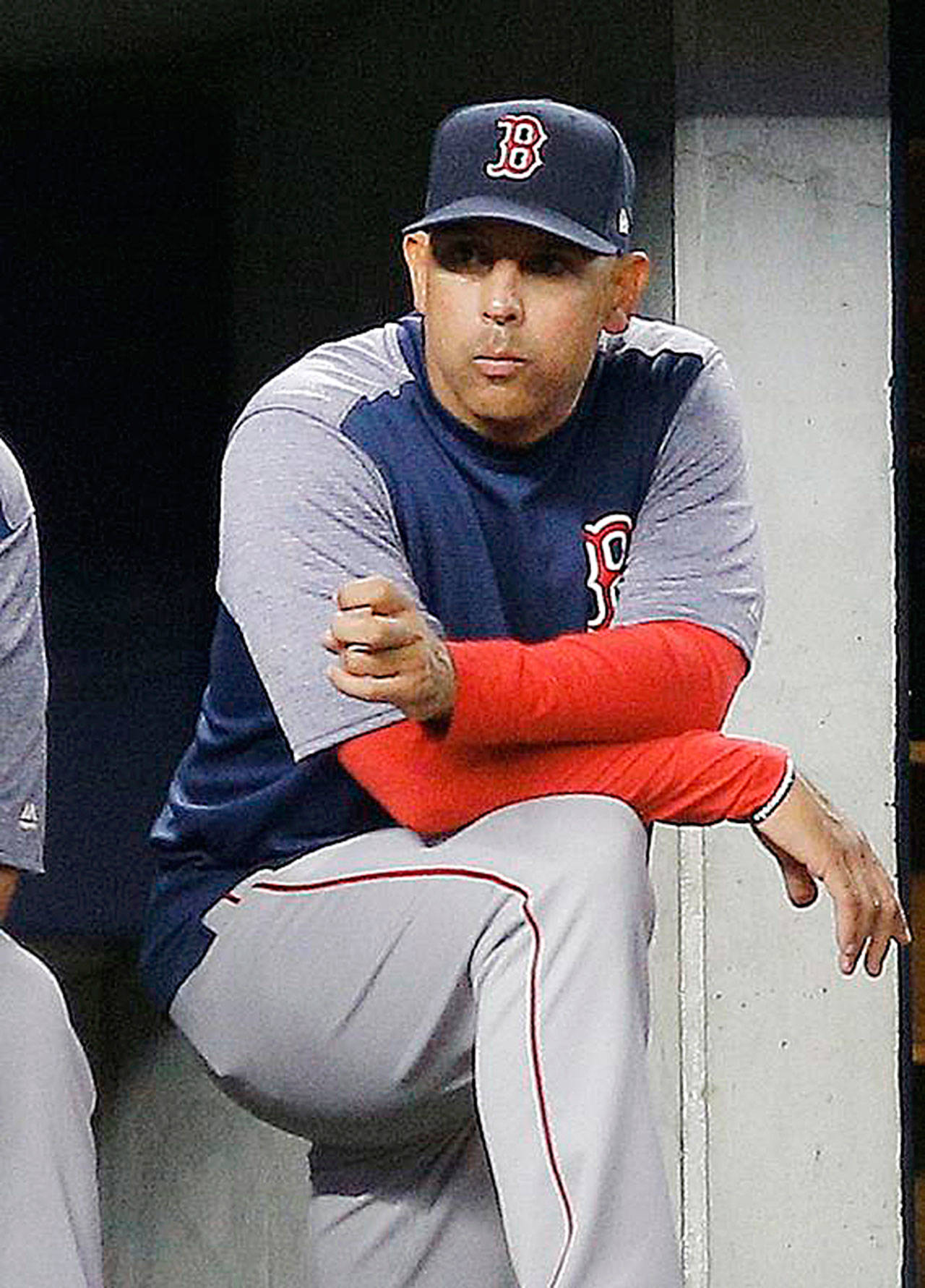 Red Sox manager Alex Cora faces similar penalties to those assessed Hinch, pending MLB’s ongoing investigation. (Andy Marlin | USA Today Sports)