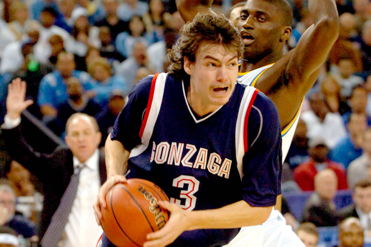 Transcript: Gonzaga great Adam Morrison has No. 3 jersey hung in McCarthey Athletic Center