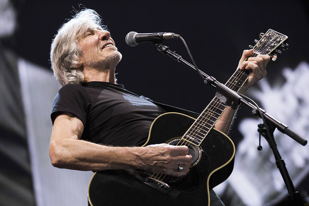 David Greenwald | The Oregonian                                Roger Waters performs at Portland’s Moda Center in 2017.