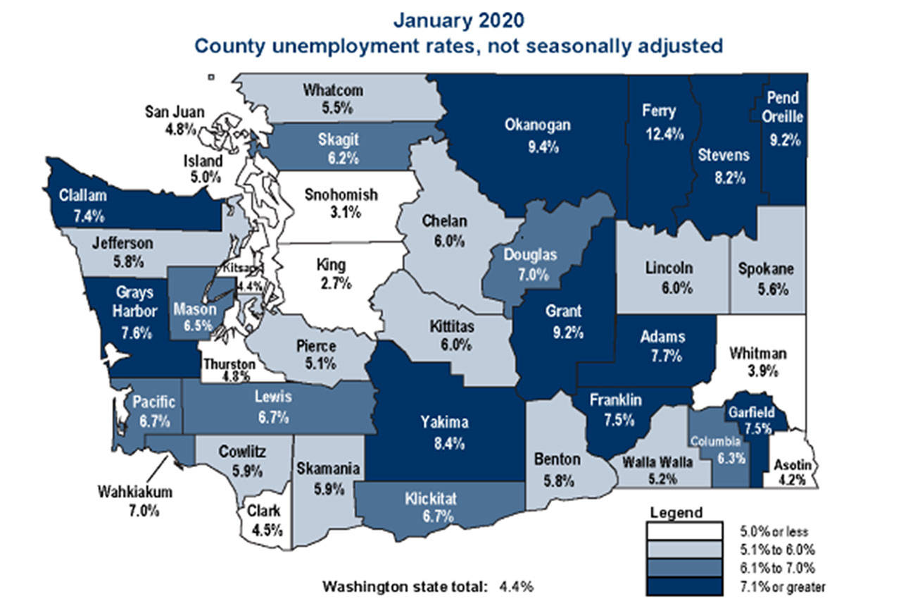 Jobless rate increases in Grays Harbor County