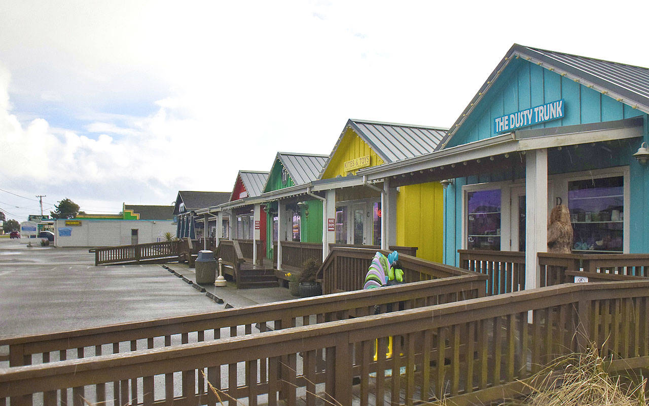 The Boardwalk Shops on Pt. Brown Ave. NW in downtown Ocean Shores had all closed by Monday afternoon.