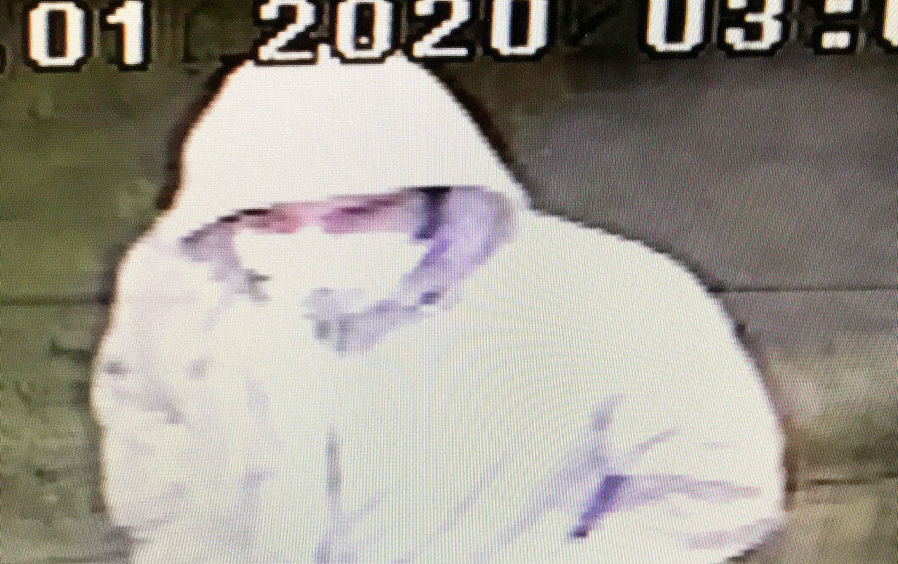 COURTESY IMAGE                                 A reward of up to $3,000 is offered for information about this suspect in the theft of three handguns from a pawn shop in Oakville.