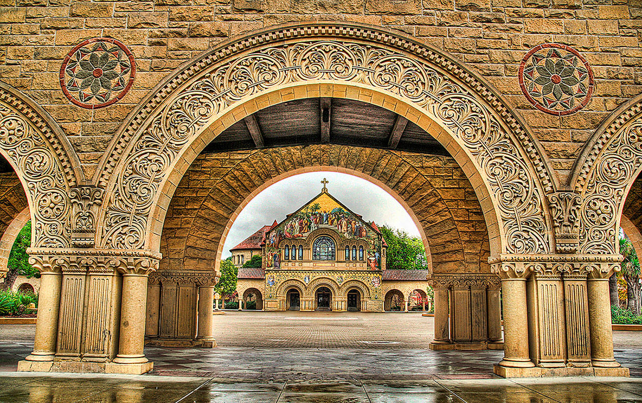 Stanford University is considering teaching some classes outdoors in tents during the fall as it plans for a partial resumption of campus activity amid the coronavirus pandemic, the school’s provost said. (Dreamstime/TNS)