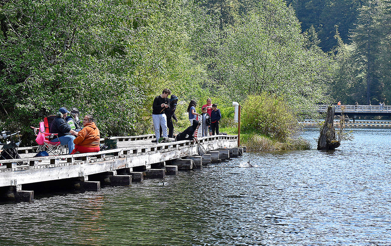 DAN HAMMOCK | GRAYS HARBOR NEWS GROUP                                 There will be free fishing at Lake Sylvia in Montesano and all other open bodies of water, part of the state Department of Fish and Wildlife’s free fishing weekend June 6-7.