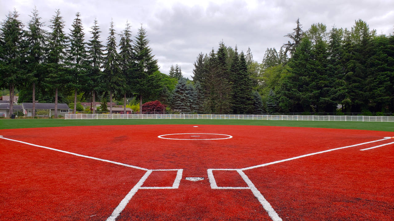 A new turf was installed at the Montesano High School softball field and was dedicated on July 1 prior to an exhibition softball game featuring seniors from Montesano, Hoquiam, Elma, Pe Ell-Willapa Valley, Adna and Forks. Forced school closures cancelled the 2020 spring sports season and continued threats of a potential COVID-19 outbreak have already disrupted the upcoming fall sports schedule. (Ryan Sparks | Grays Harbor News Group)