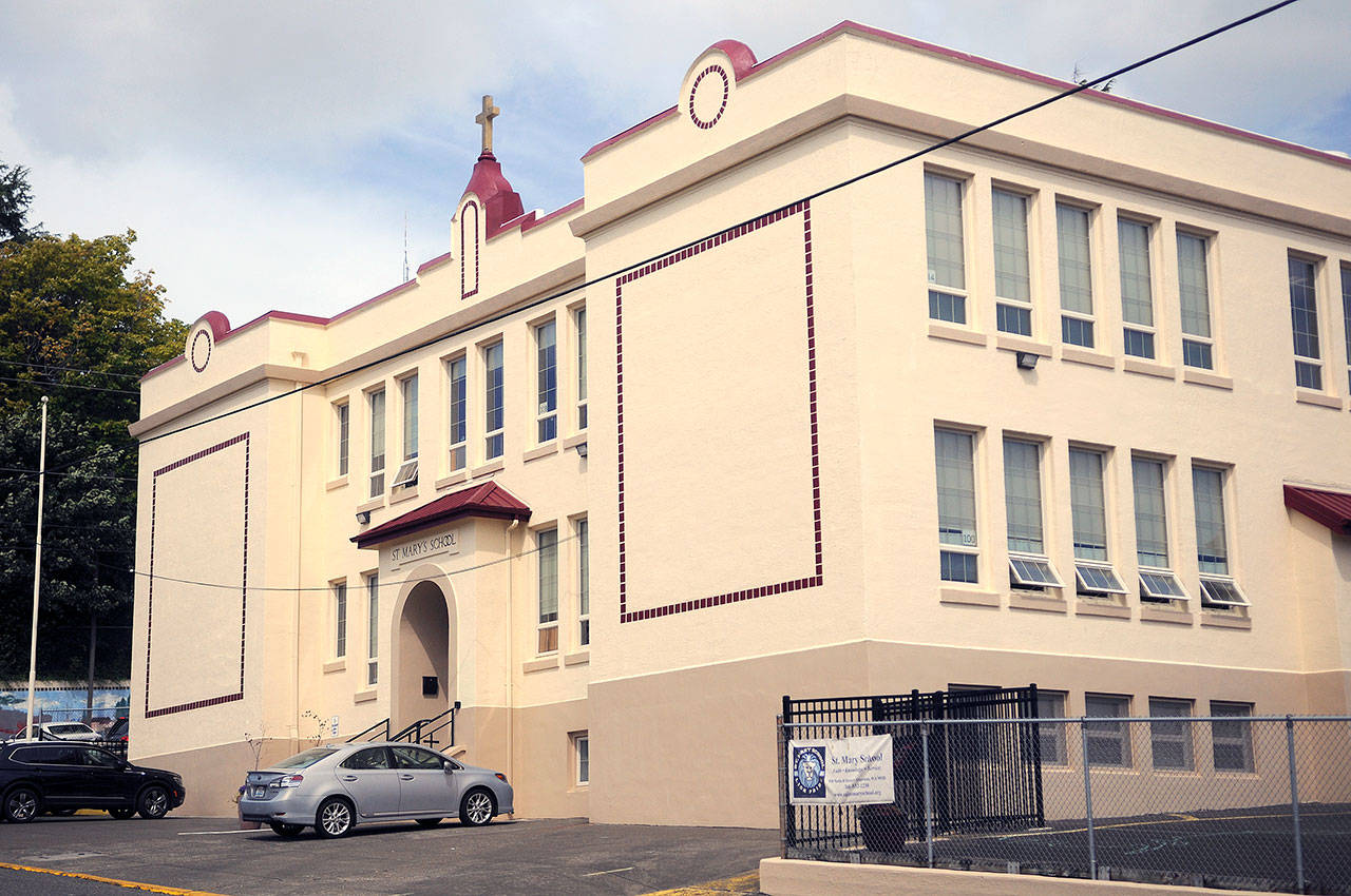 St. Mary School in Aberdeen plans to use a hybrid approach of online learning combined with in-person class time to serve its students for the 2020-21 school year. (Ryan Sparks | Grays Harbor News Group)