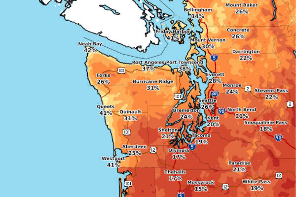 National Weather Service issues red-flag weather warning for western Washington