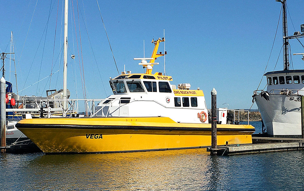 COURTESY PORT OF GRAYS HARBOR                                 The Port of Grays Harbor’s new pilot boat, the Vega.