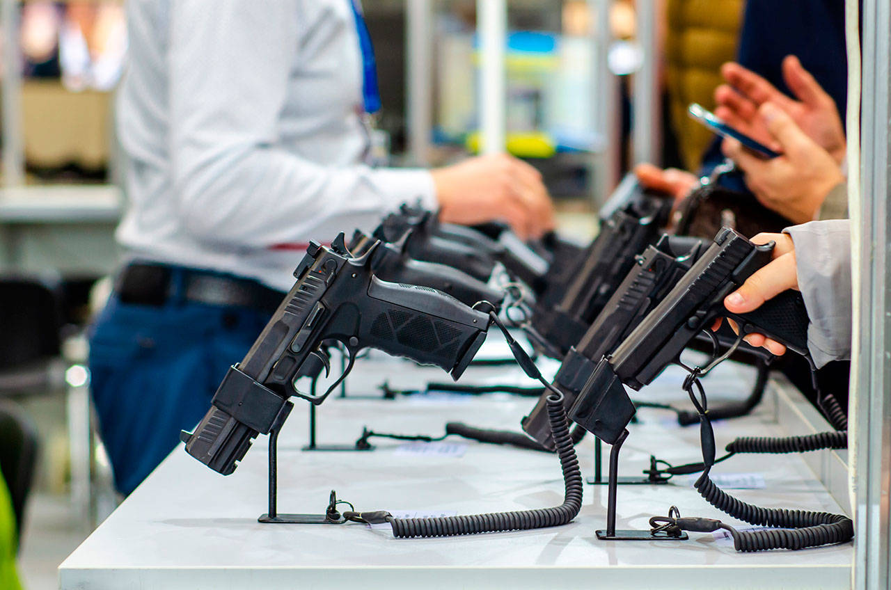 Gun store owners are reporting shortages of firearms and ammunition as demand for them surges. (Dreamstime/TNS)