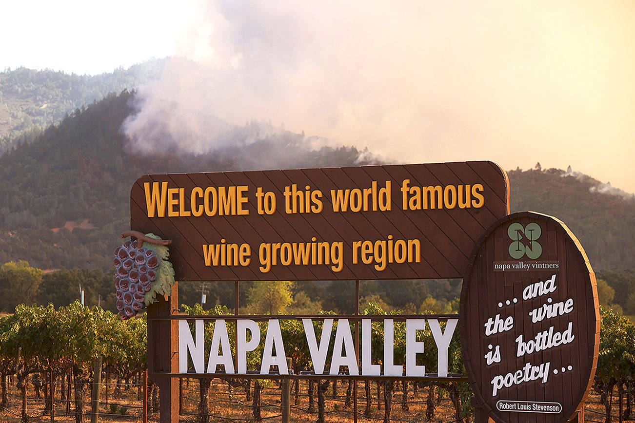 Fires besiege California’s wine country