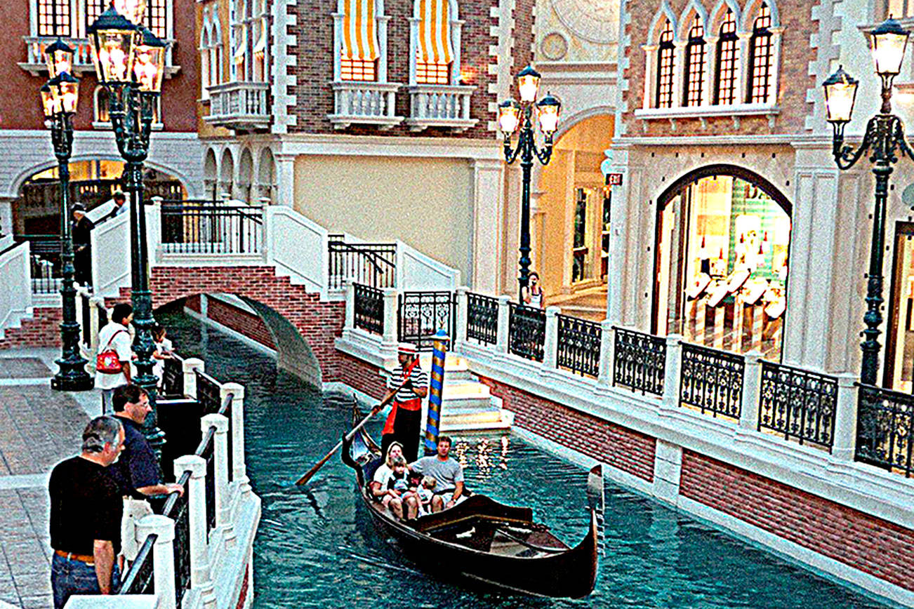 The $1.5 billion Venetian was among the most expensive hotels in the world when it opened in 1999. Eight years later, Casino magnate Sheldon Adelson added the Palazzo, a $1.8 billion adjacent resort with its own casino. (Howard Shapiro/Philadelphia Inquirer)
