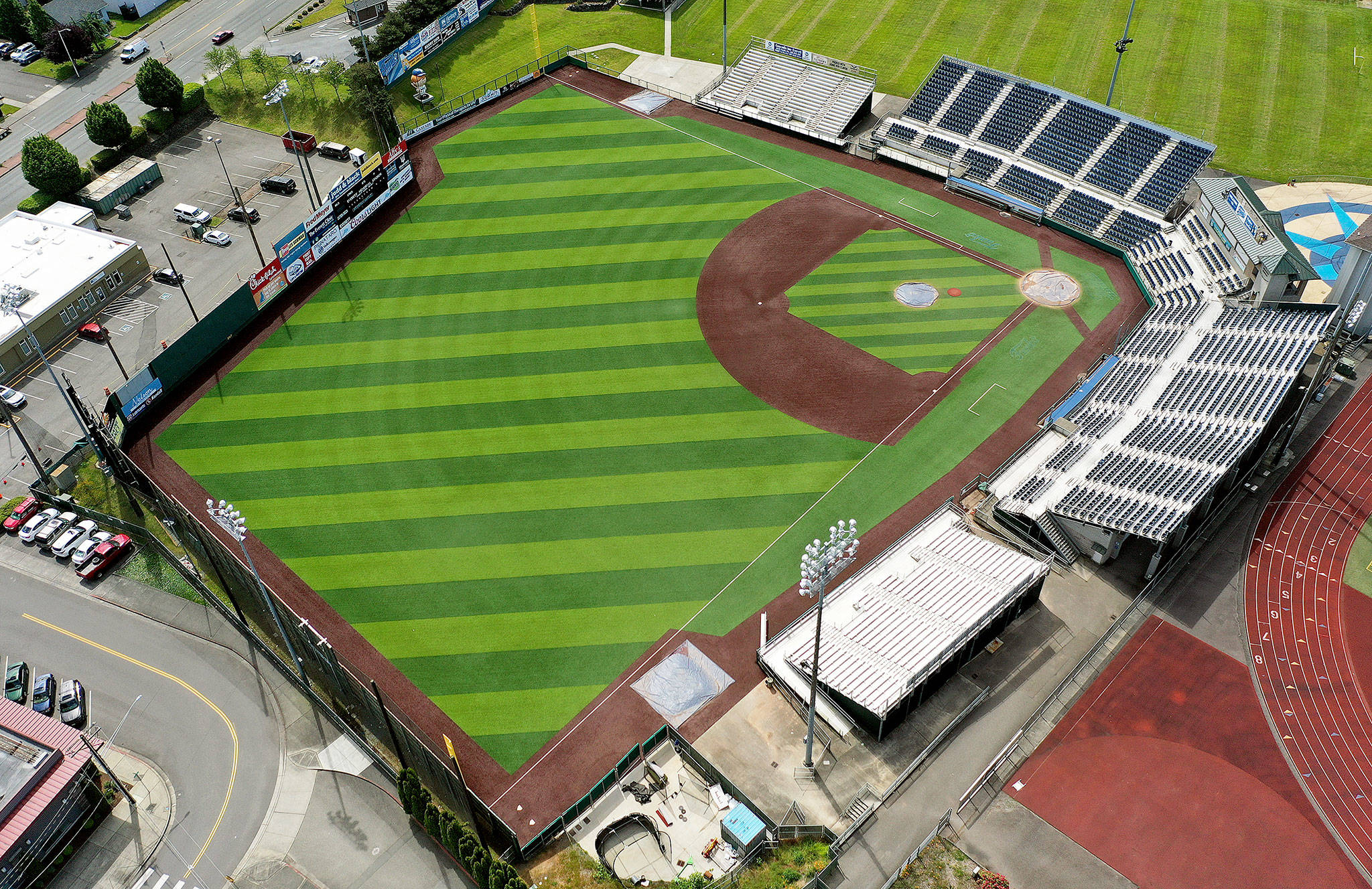 Funko Field at Memorial Stadium in Everett. 	Chuck Taylor / Herald file
