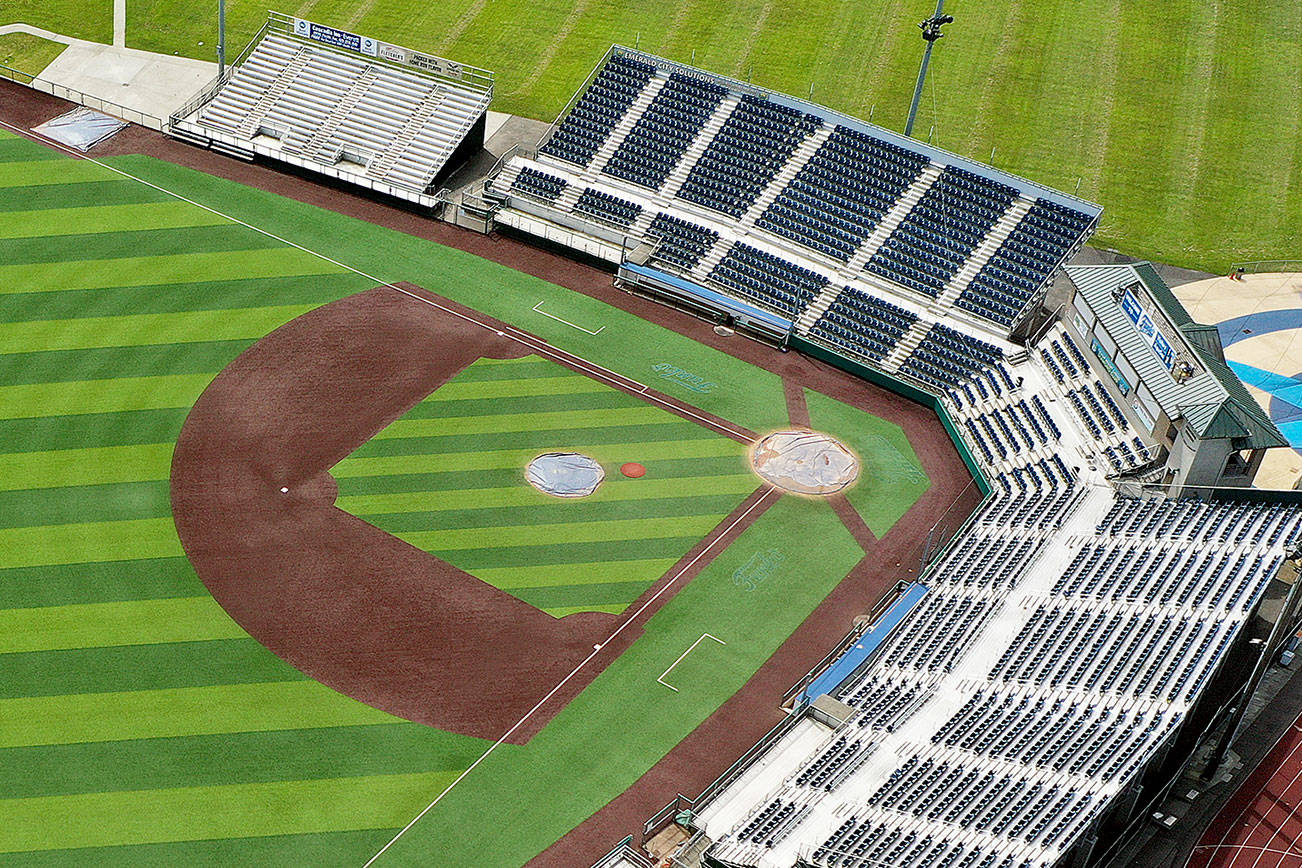 Funko Field at Memorial Stadium in Everett. (Chuck Taylor / The Herald) 20200528