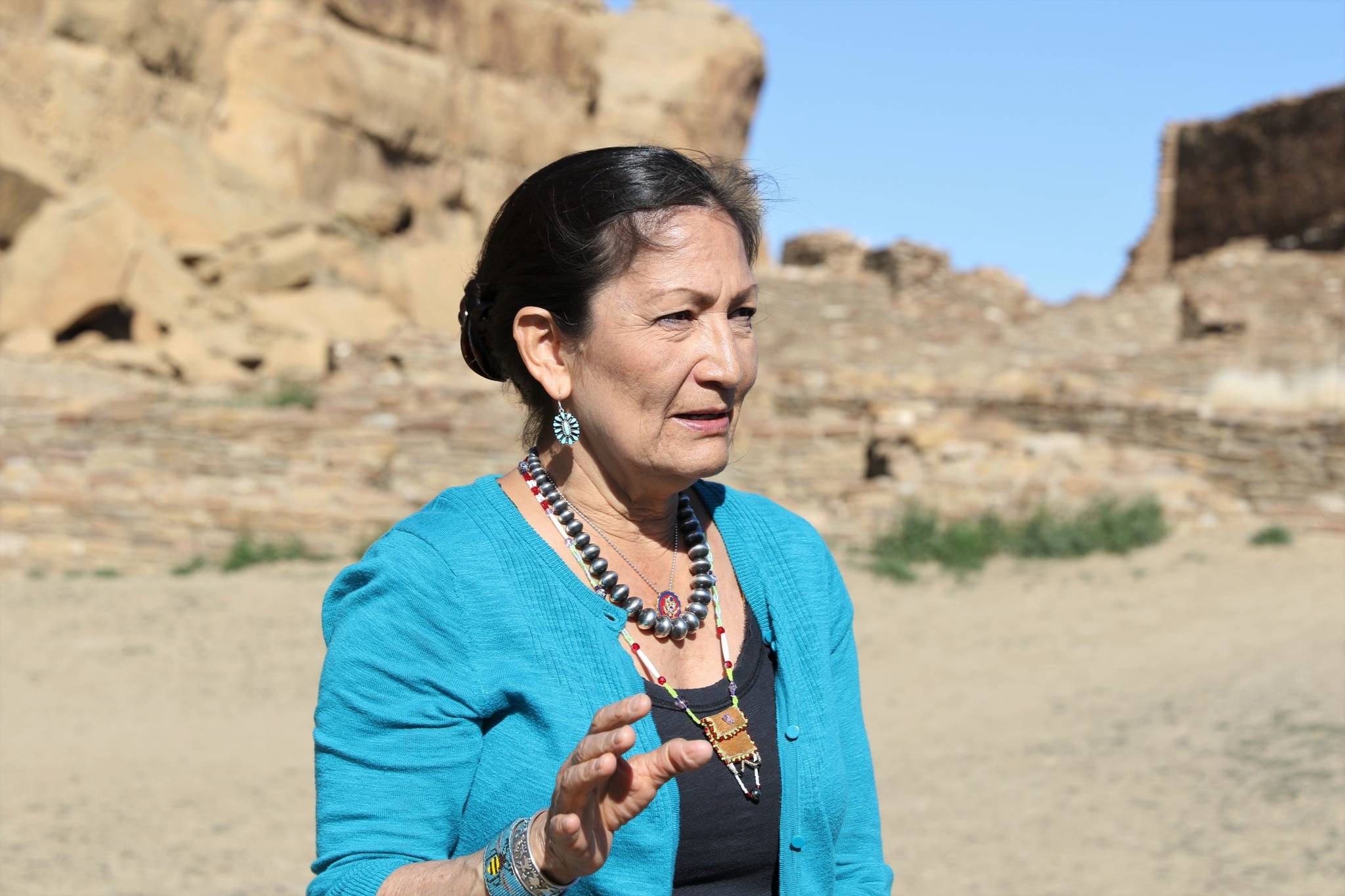 File Photo
U.S. Rep. Deb Haaland, D-NM,has served on the House Natural Resources Committee, which oversees the Interior Department, for two years.