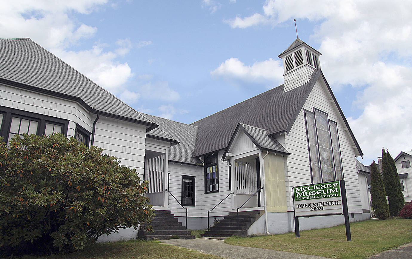 COURTESY PHOTO 
With a major push and generous donations, McCleary Museum volunteers were able to purchase the former United Methodist Church on Third Street in McCleary.