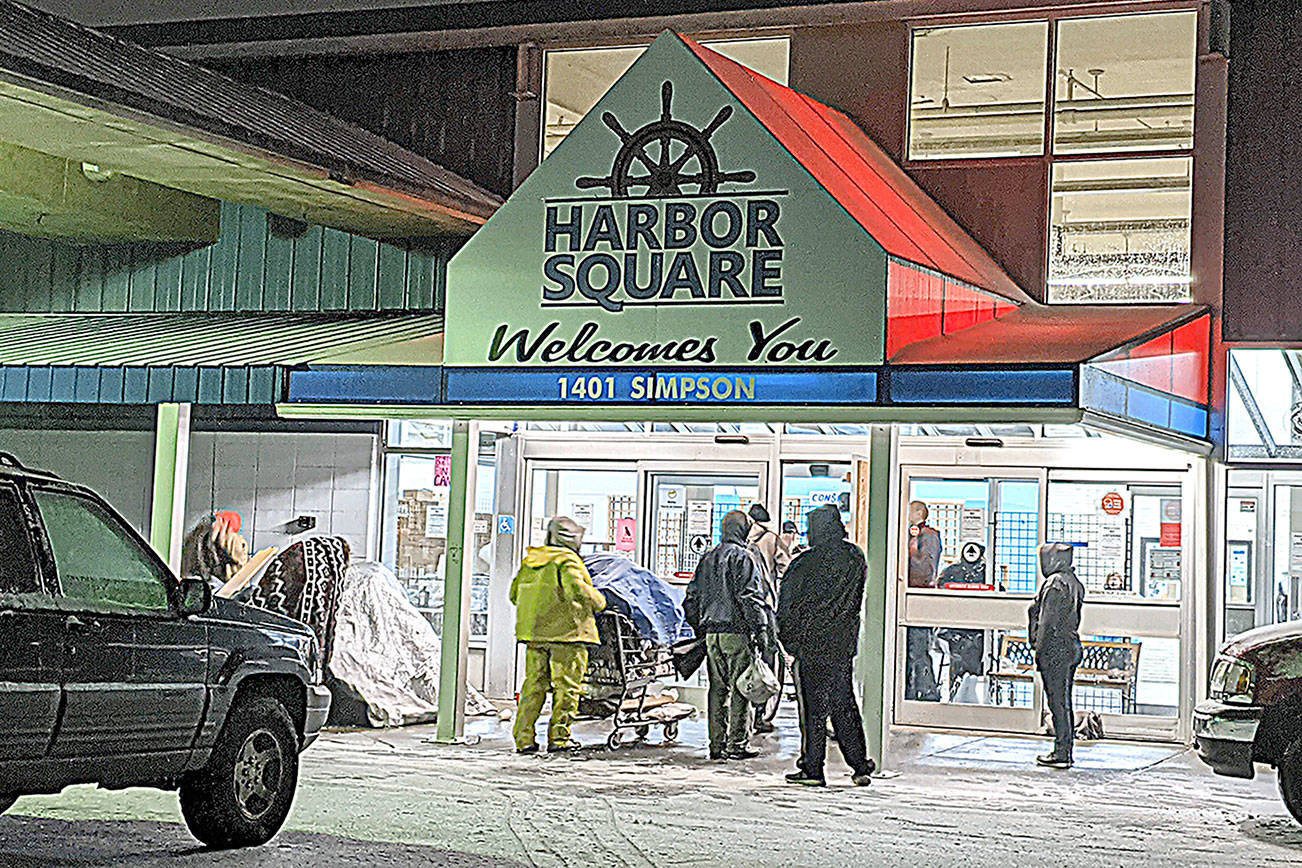 Cold-weather shelters are opening around the Twin Harbors, this one in Aberdeen. The National Weather Service is forecasting below-normal temperatures through the weekend with heavy snowfall accumulation through Saturday morning, Another storm system is possible late Sunday, potentially
yielding snow at the onset before transitioning to a mix and/or rain.