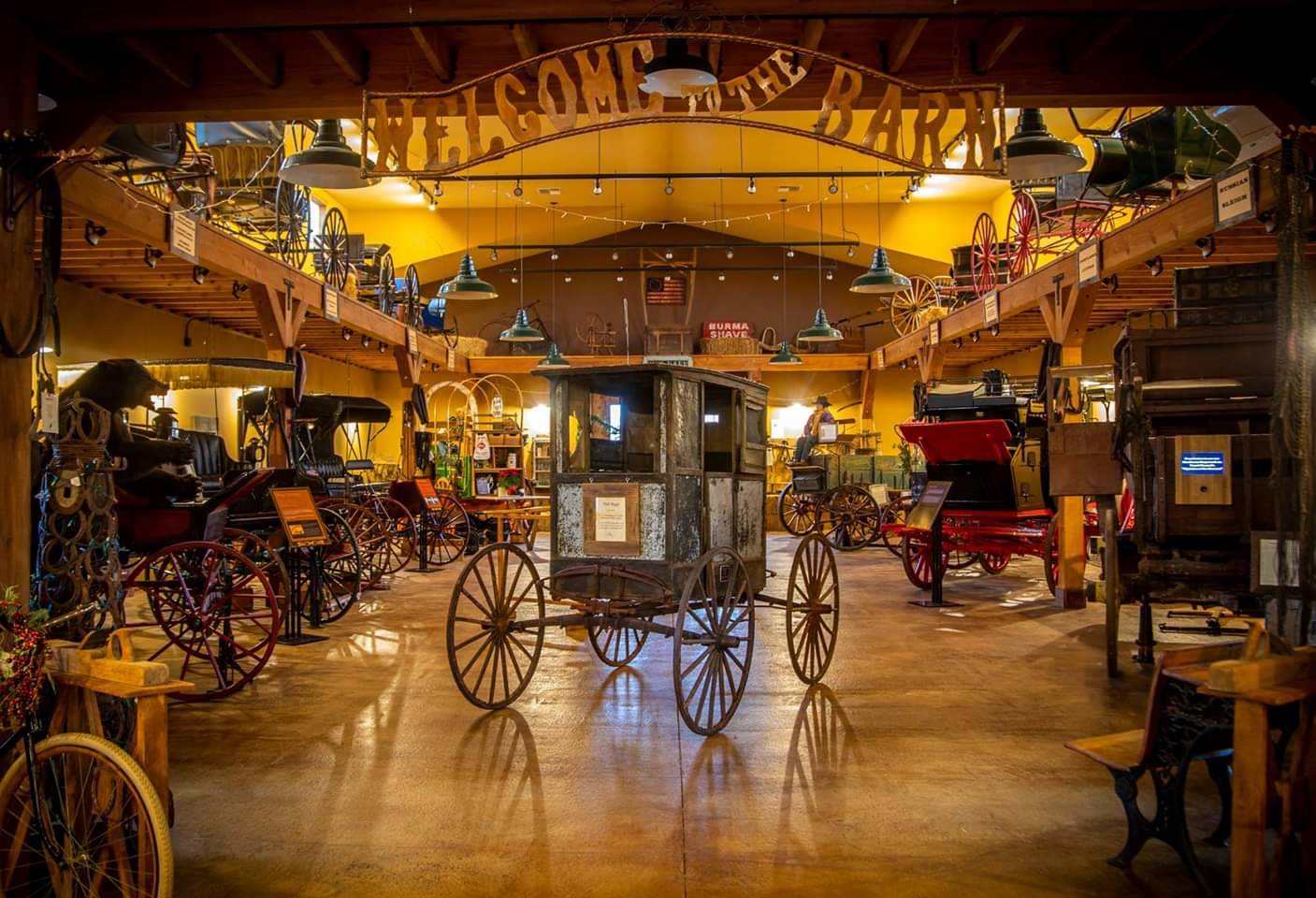 While the Northwest Carriage Museum is only operating at 25% capacity by following Washington Safety Protocol, it’s a 10,000-square-foot facility, which means there’s plenty of room to spread out and dozens of people could attend safely at one time (Courtesy of Northwest Carriage Museum)