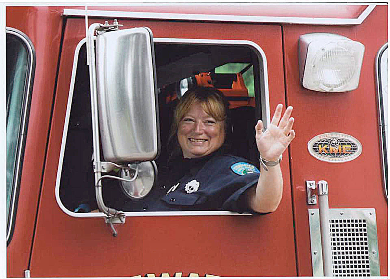 COURTESY PHOTO 
A memorial service and procession for the line-of-duty death of Darlene Raffelson, who started her long fire service career as a volunteer in Ocosta in the late 70s, will be held Saturday in Grayland.