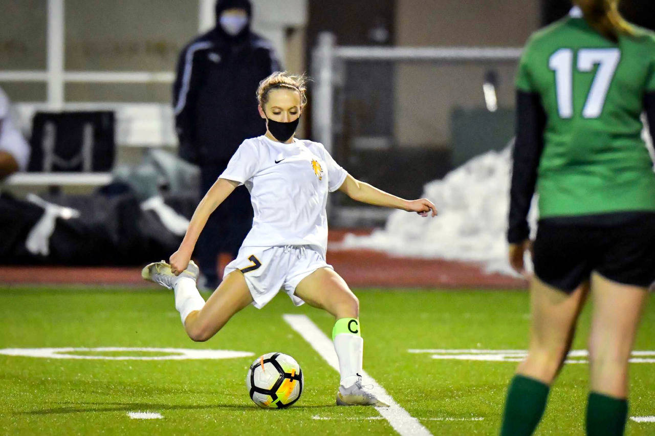 Aberdeen senior midfielder Emma Green was named co-MVP of the 2A Evergreen League for the 2020 season after leading the Bobcats to a winning season for the first time in several years. (Submitted photo)