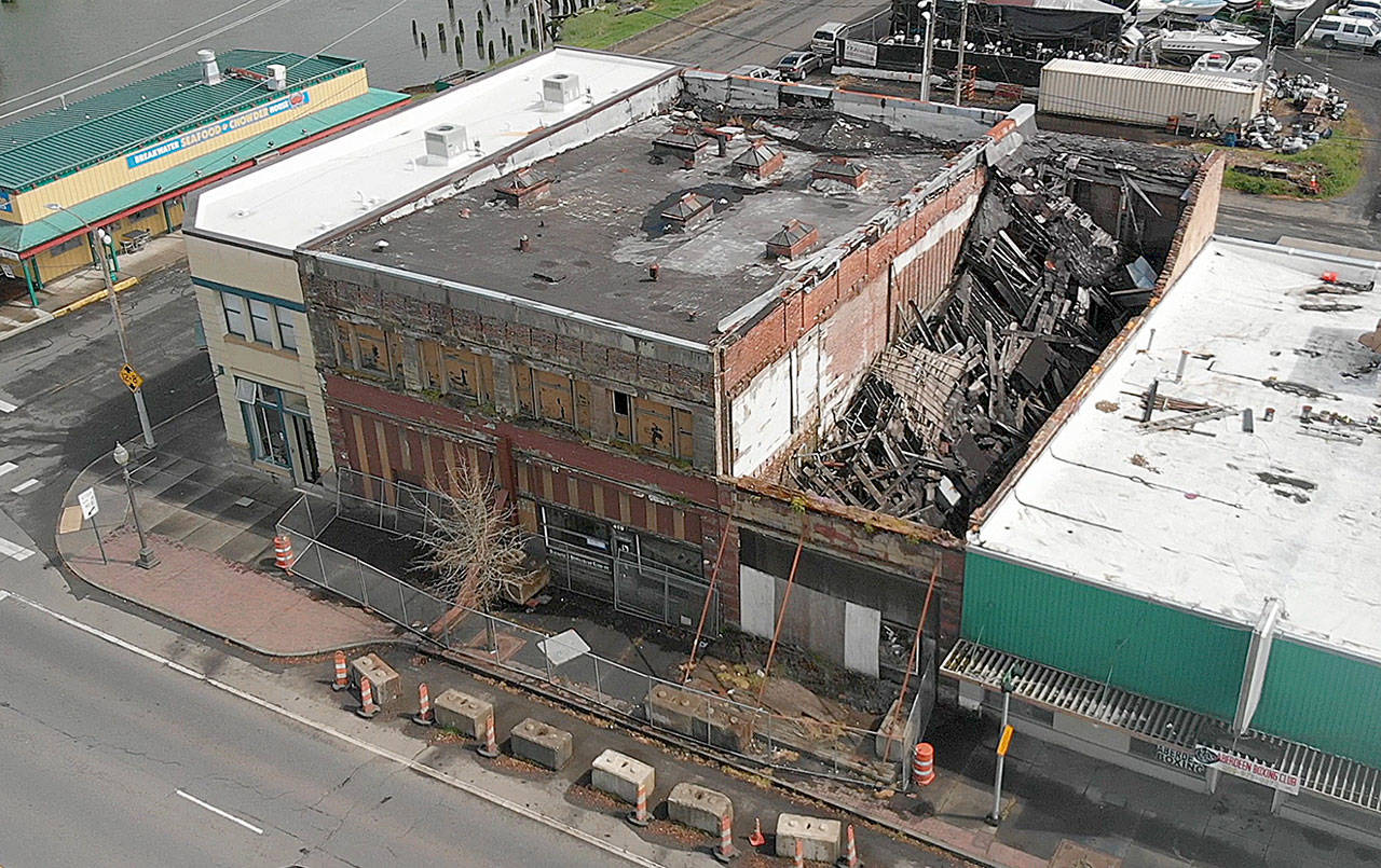 DAVE HAVILAND | THE DAILY WORLD 
The City of Aberdeen is moving ahead with plans to demolish the old Pioneer Paper Building at 419 E. Heron St.