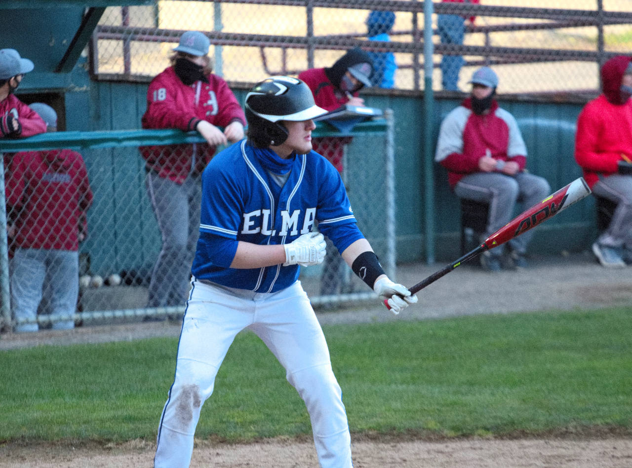RYAN SPARKS | THE DAILY WORLD Elma’s pitcher and infielder Brody Rustemeyer was named the 1A Evergreen League MVP on Thursday by league administrators.