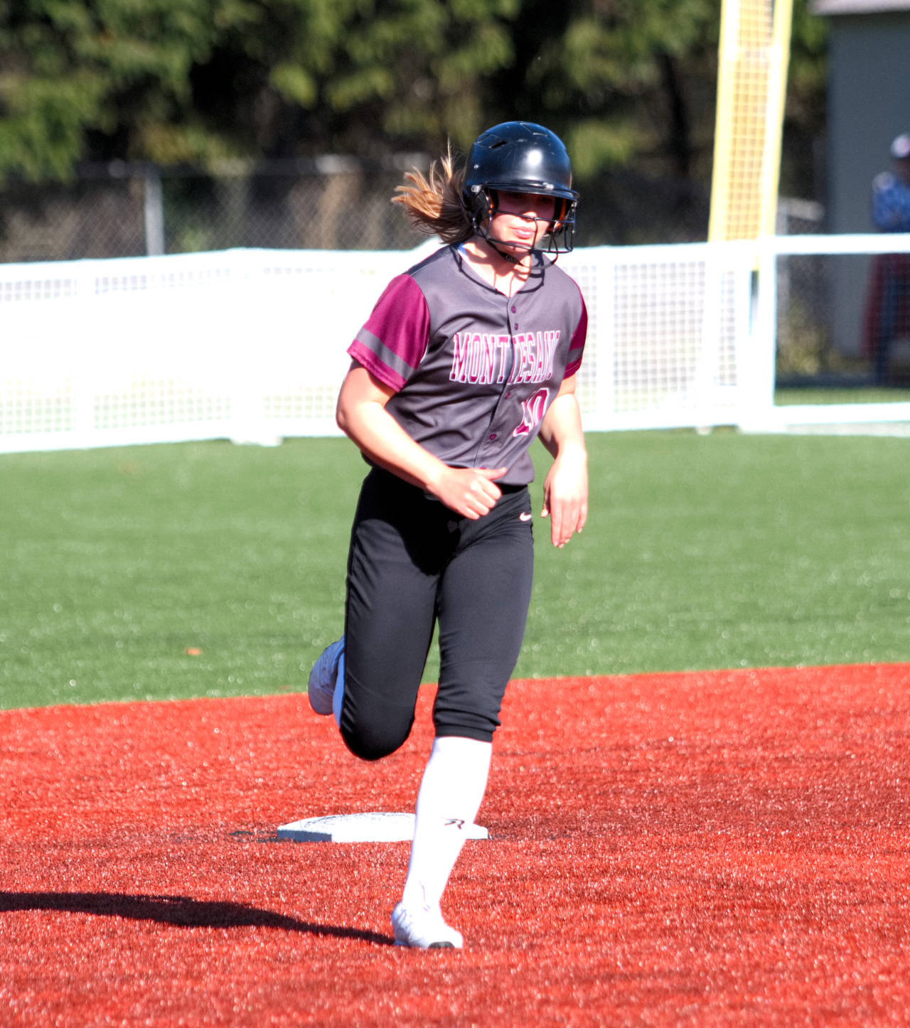 RYAN SPARKS | THE DAILY WORLD Montesano’s Jessica Stanfield was named the 1A Evergreen League MVP for the 2021 season after leading the Bulldogs to a district championship and breaking the school’s regular-season home run record.