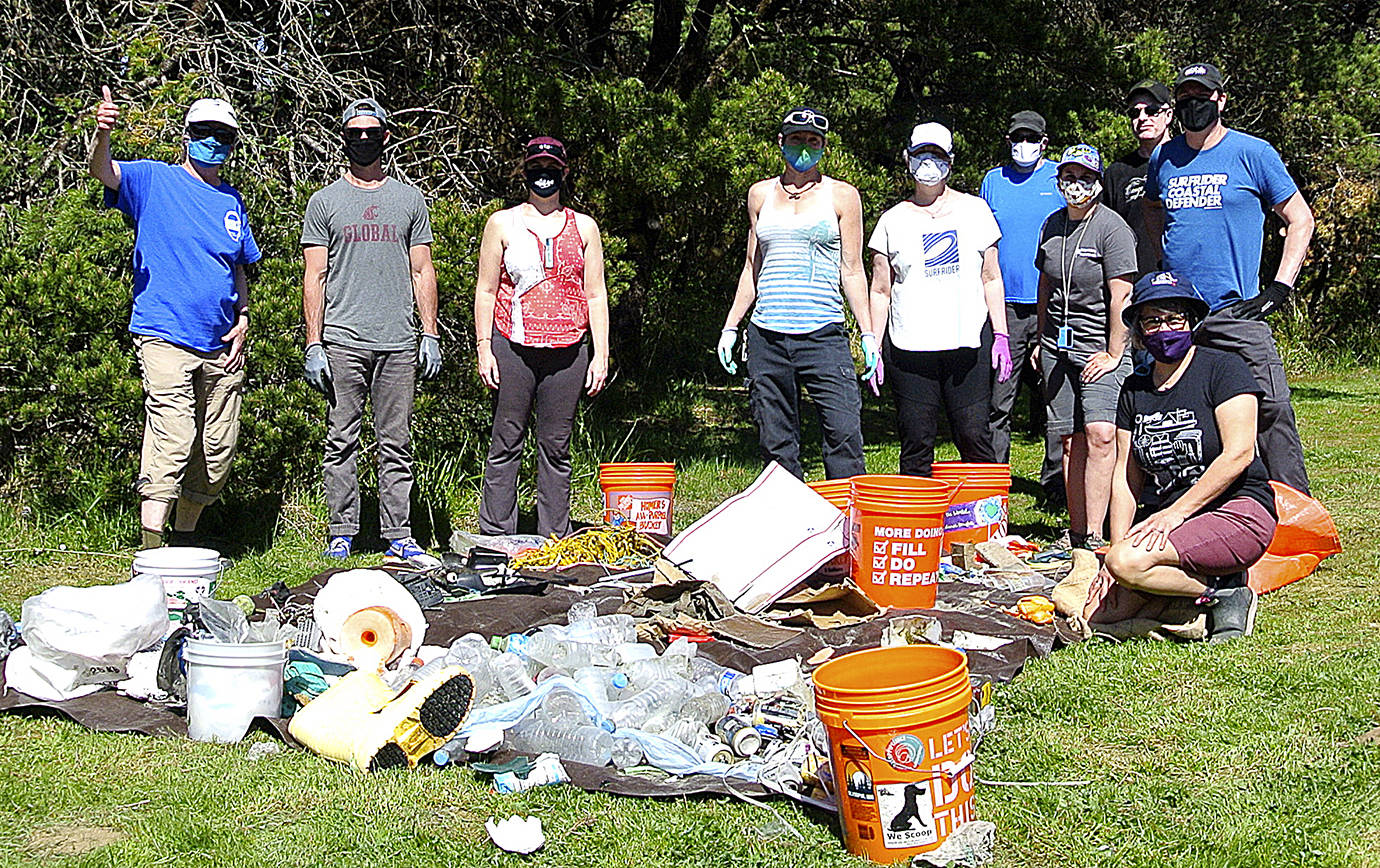 Courtesy Lee First, Twin Harbors Waterkeeper
Volunteers can help clean up the beach along Griffiths-Priday State Park in Copalis Beach Sunday, June 13. Twin Harbors Waterkeeper and the Olympia Surfriders are organizing the effort.