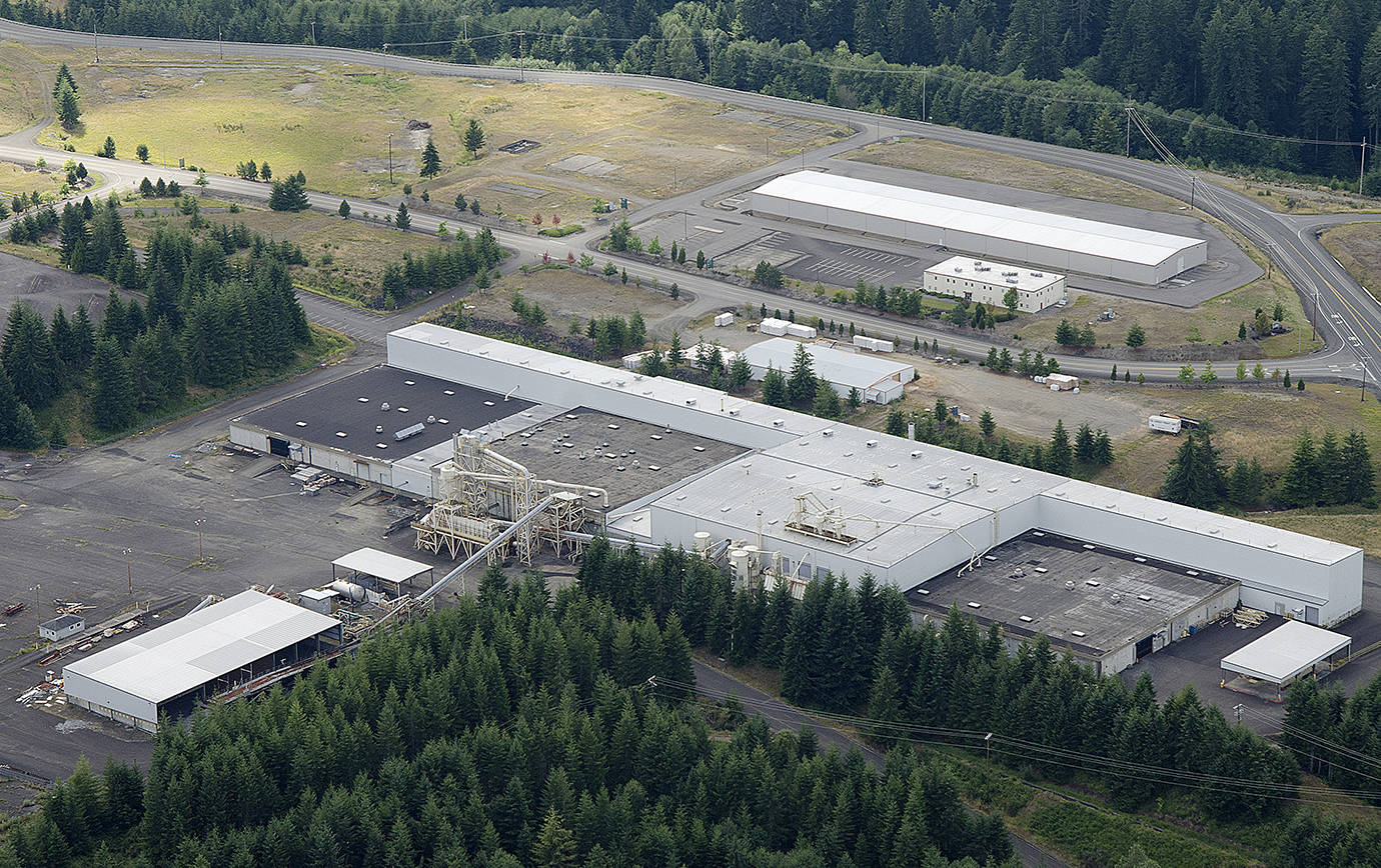 Courtesy Port of Grays Harbor
The Olympic View Warehouse at the Satsop Business Park. Lynch Creek Farm, producer of custom wreaths, is expanding its production at the business park.