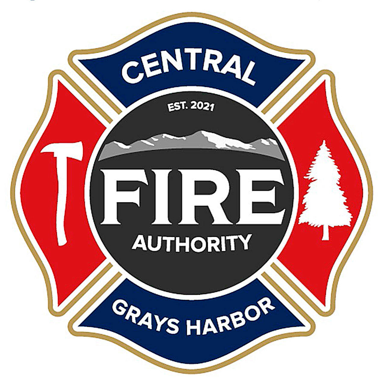 Courtesy image 
This logo will identify personnel and apparatus of the Central Grays Harbor Regional Fire Authority if the plan to combine the Hoquiam and Aberdeen fire departments gains the approval first of both city councils, then 60% of the combined voters in both cities in November.