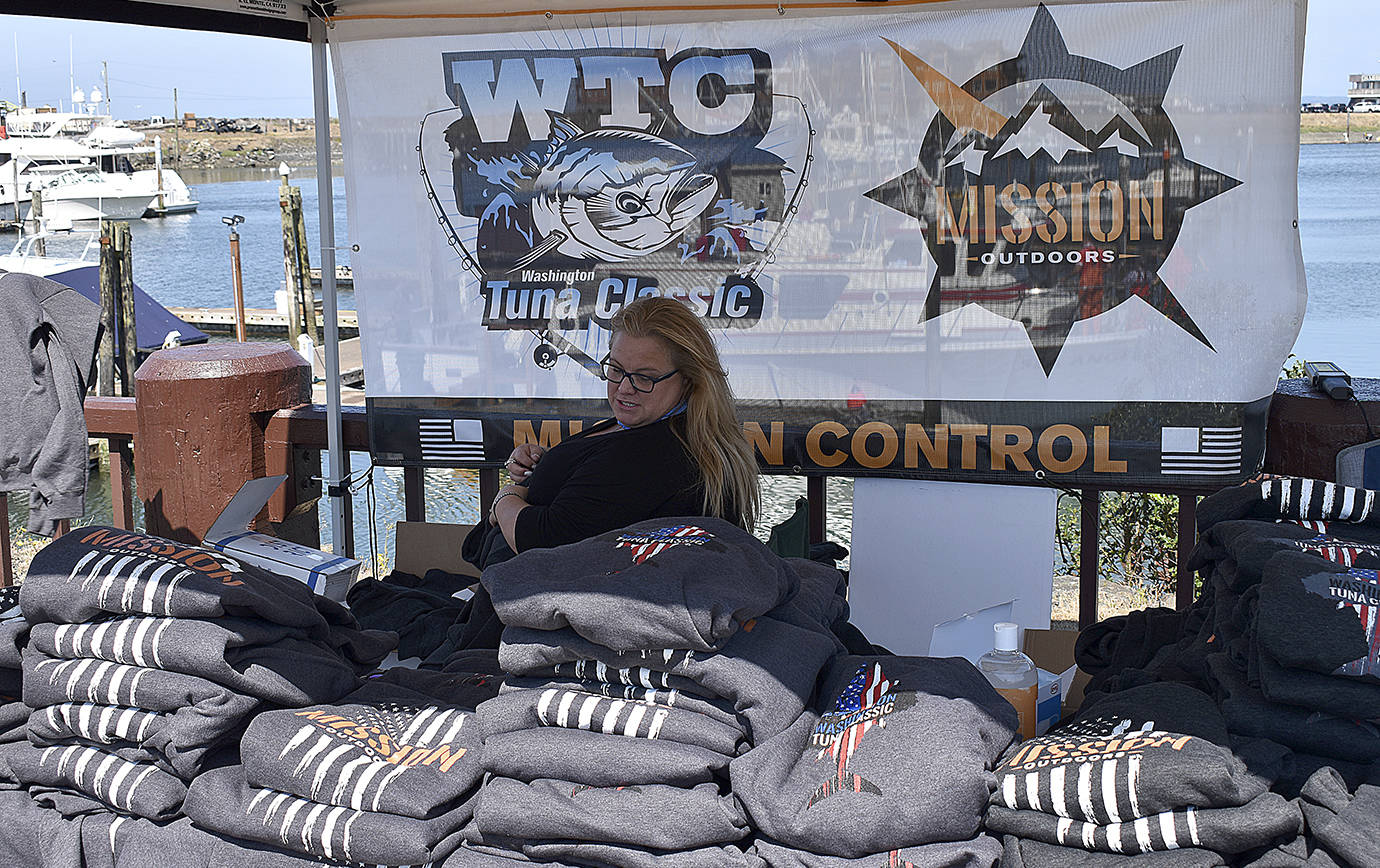 DAN HAMMOCK | THE DAILY WORLD 
The Mission Outdoors Washington Tuna Classic returns to Westport Aug. 13-14. The 2020 event was a success, despite the ongoing pandemic, as dozens of veterans and their families enjoyed fishing, Westport hospitality and tournament swag.