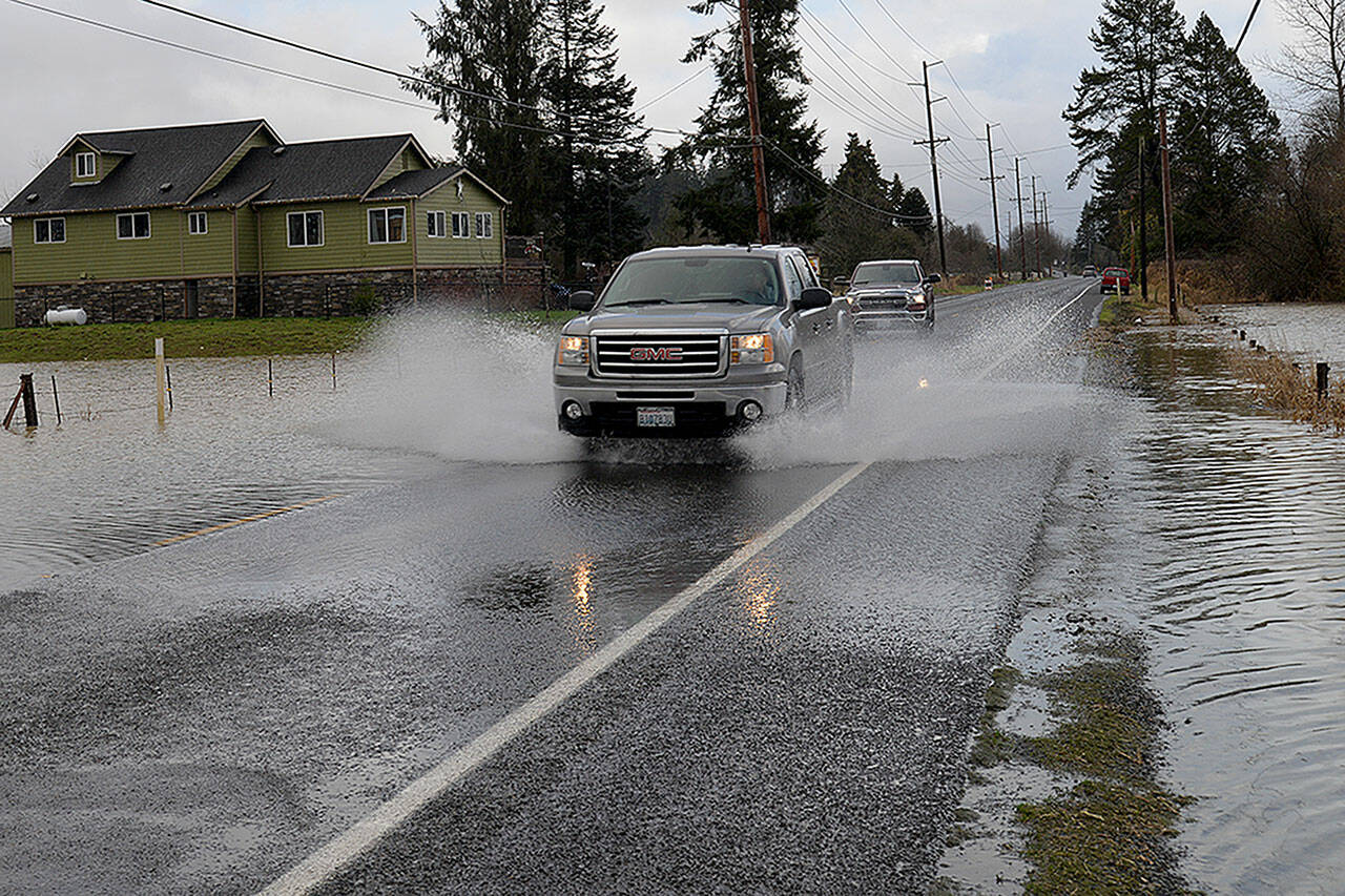 daily world File photo 
Grays Harbor County Emergency Management has been recognized by the National Weather Service for its work in making sure Grays Harbor County is prepared for severe weather events, like heavy rains that created flooding near Satsop in January 2020.