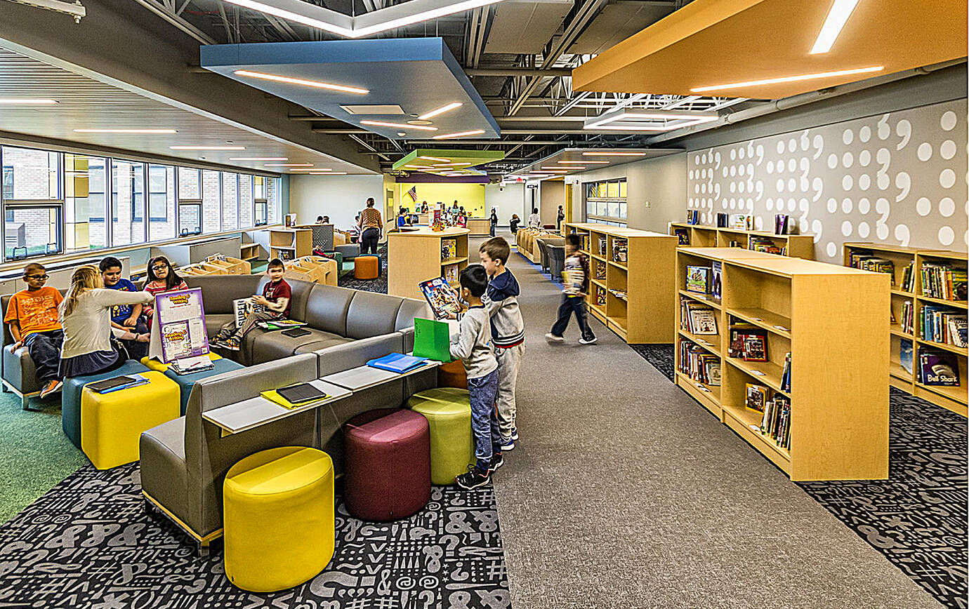 Courtesy image
The youth area in the remodeled Aberdeen Timberland Regional Library would be similar to this, a bright, vibrant and safe space for children up to 5 years old.