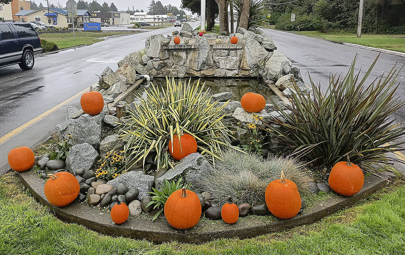 Courtesy photo 
The entryway to Ocean Shores is all dressed up for Halloween.