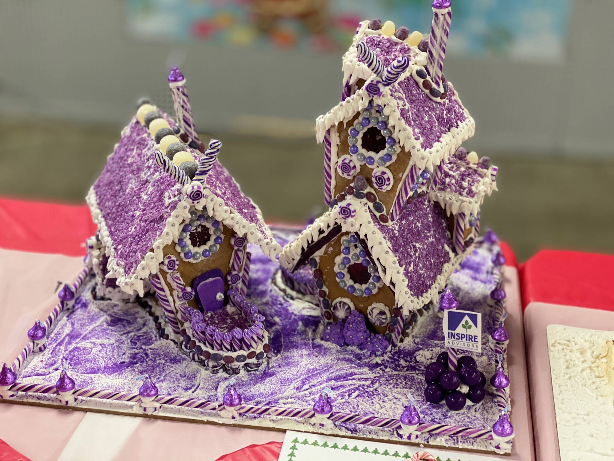 Photo by Rick Moyer
Local businesses displayed their gingerbread houses starting Friday, Dec. 3, 2021, before they’re moved to Wiitamaki’s for judging.