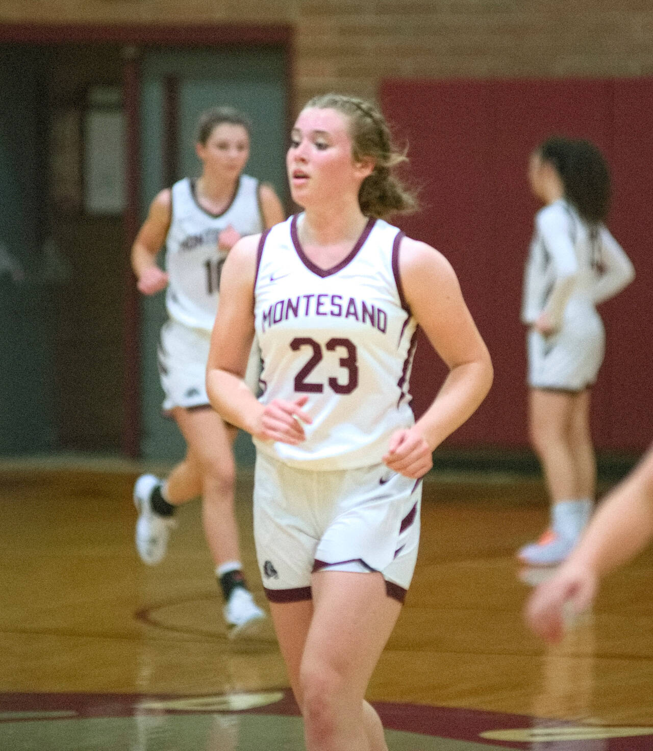 DAILY WORLD FILE PHOTO
Montesano senior Paige Lisherness scored 17 points to lead the Bulldogs to a 62-37 win on the road over King's Way Christian on Thursday.