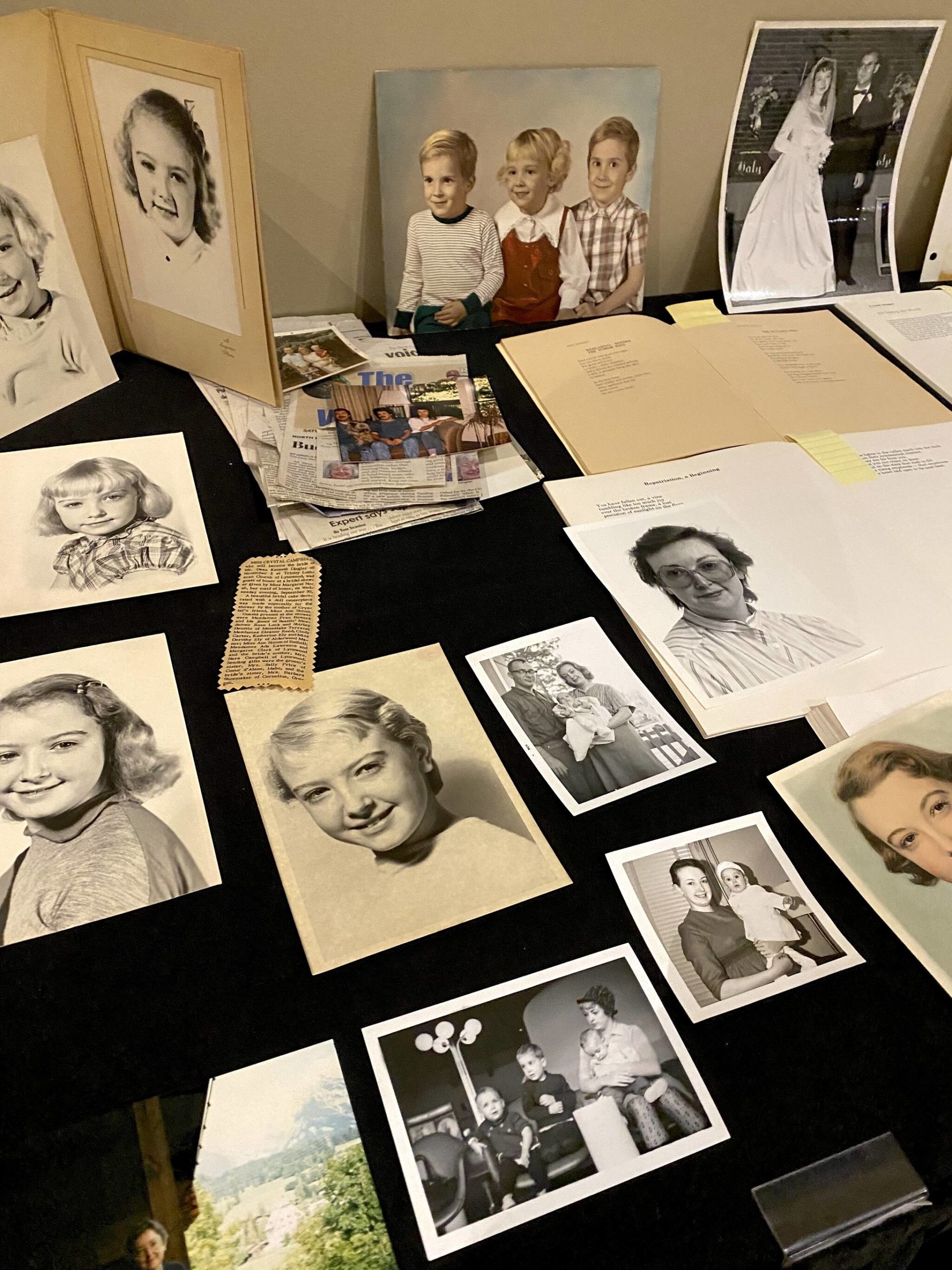 Dingler became a published poet after obtaining her Master's degree at the University of Washington. Her poems were displayed at the gathering.