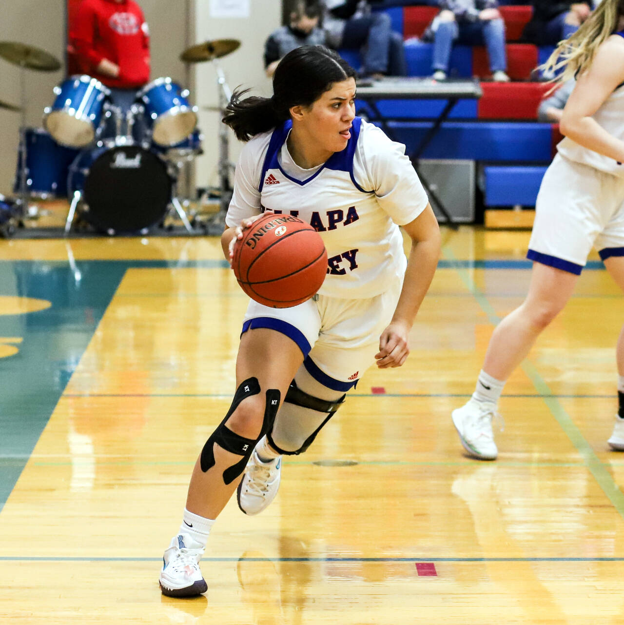 PHOTO BY LARRY BALE
Willapa Valley senior Lanissa Amacher was named to the 1B Columbia Valley League's First Team after leading the Vikings with 14.3 points per game this season.