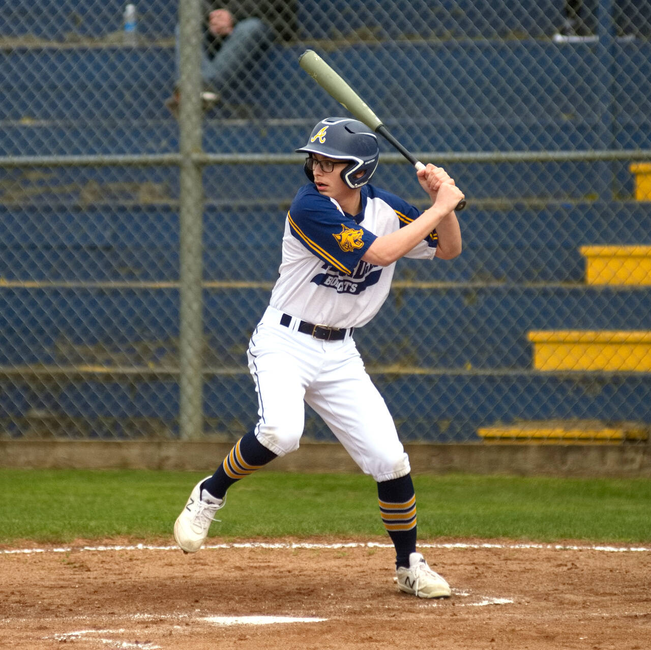 DAILY WORLD FILE PHOTO Aberdeen outfielder Luca Pisani had three hits in a 7-1 loss to Tumwater on Thursday in Tumwater.