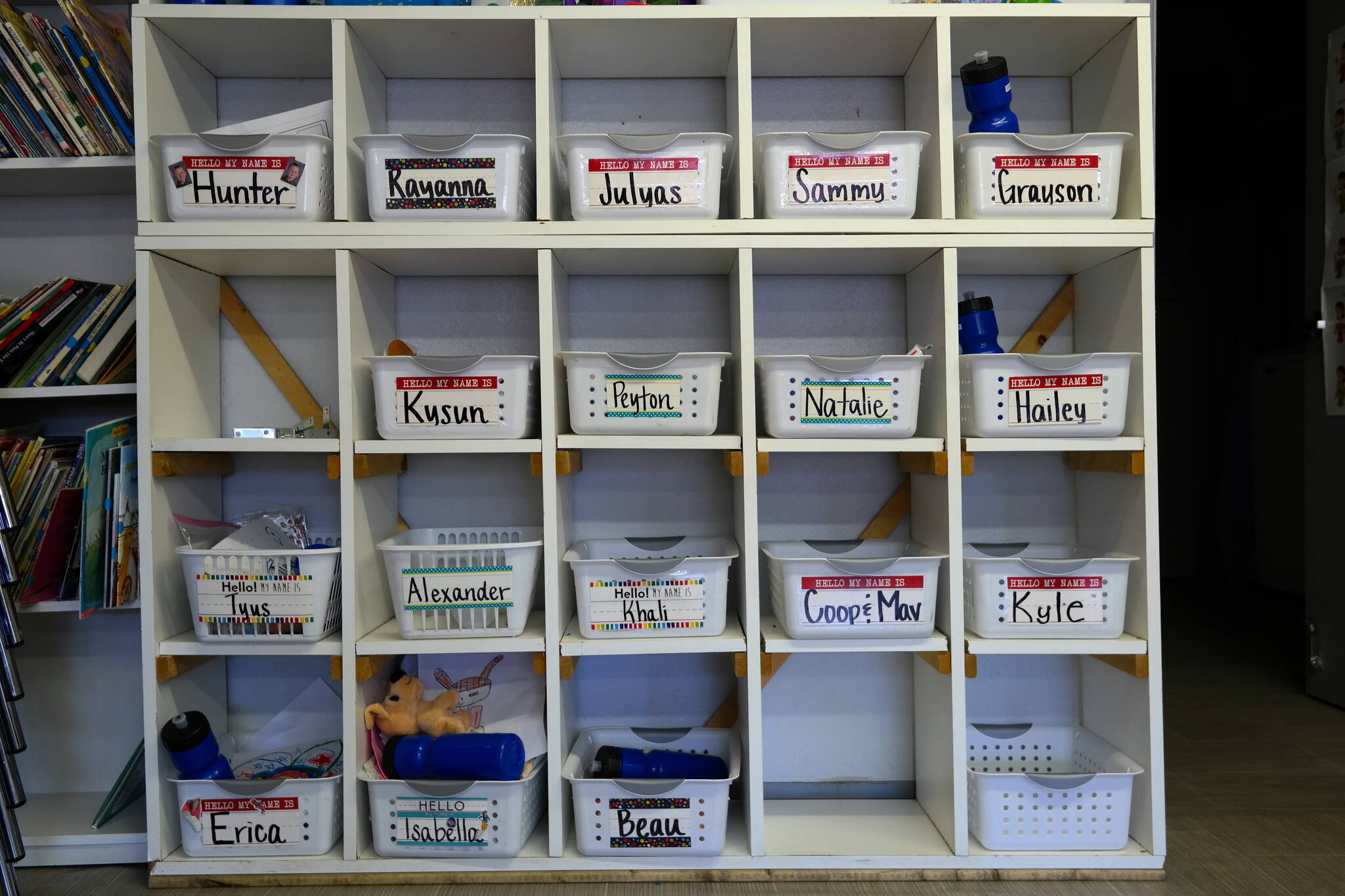 Student drawers in the "Ocean Room" at Tugboat Granny's Childcare and Preschool in Ocean Shores. In 2020, he child care center moved into a building on Ocean Shores Blvd. that is licensed for 36 children from 1-12 years-old. Last year, they added a site located in two classrooms at Ocean Shores Elementary to meet community needs for infant care. Erika Gebhardt I The Daily World