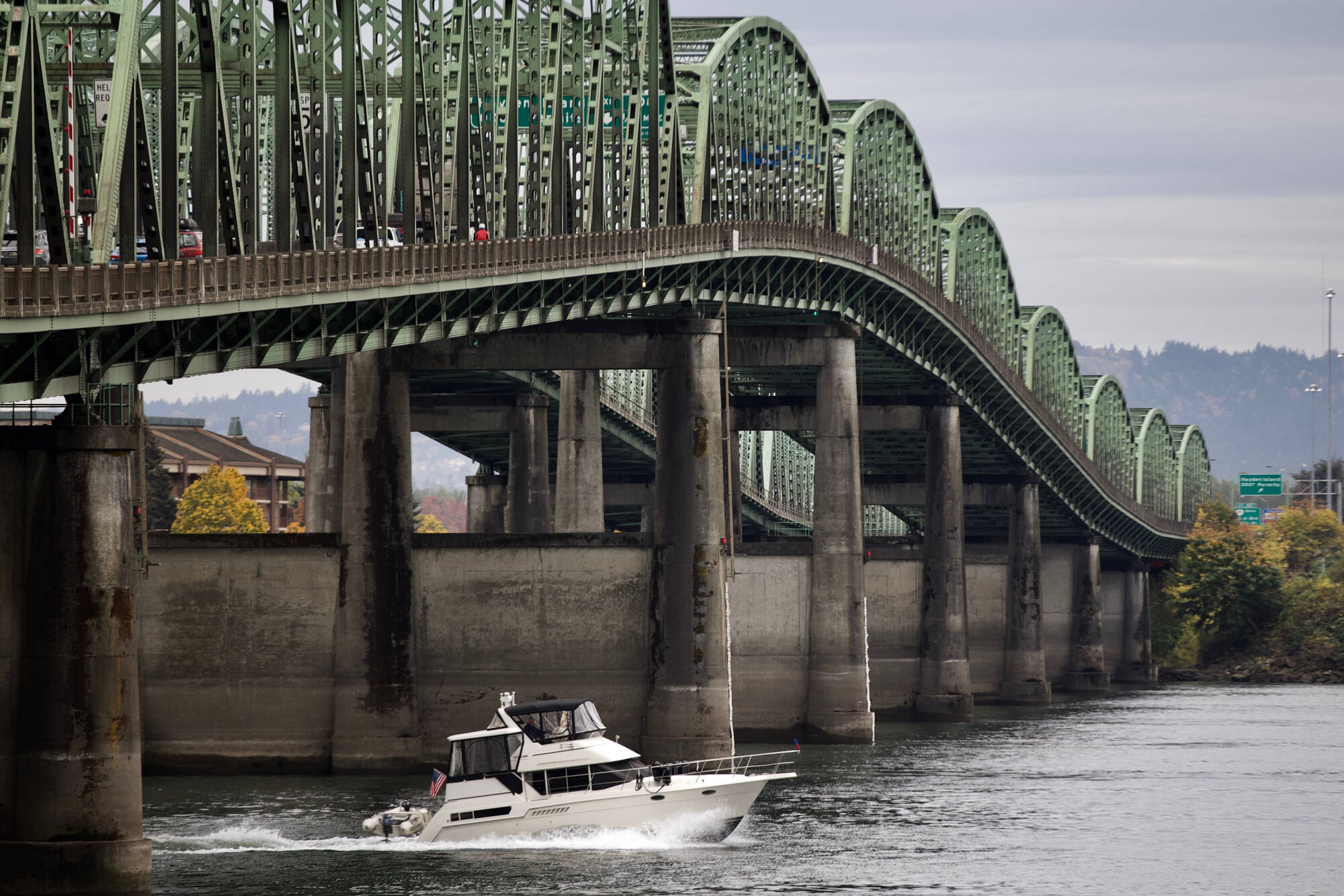 An up-close look at the Interstate 5 bridge Wednesday, Oct. 25, 2018, from the Washington side. Mark Graves | The Oregonian | File Photo