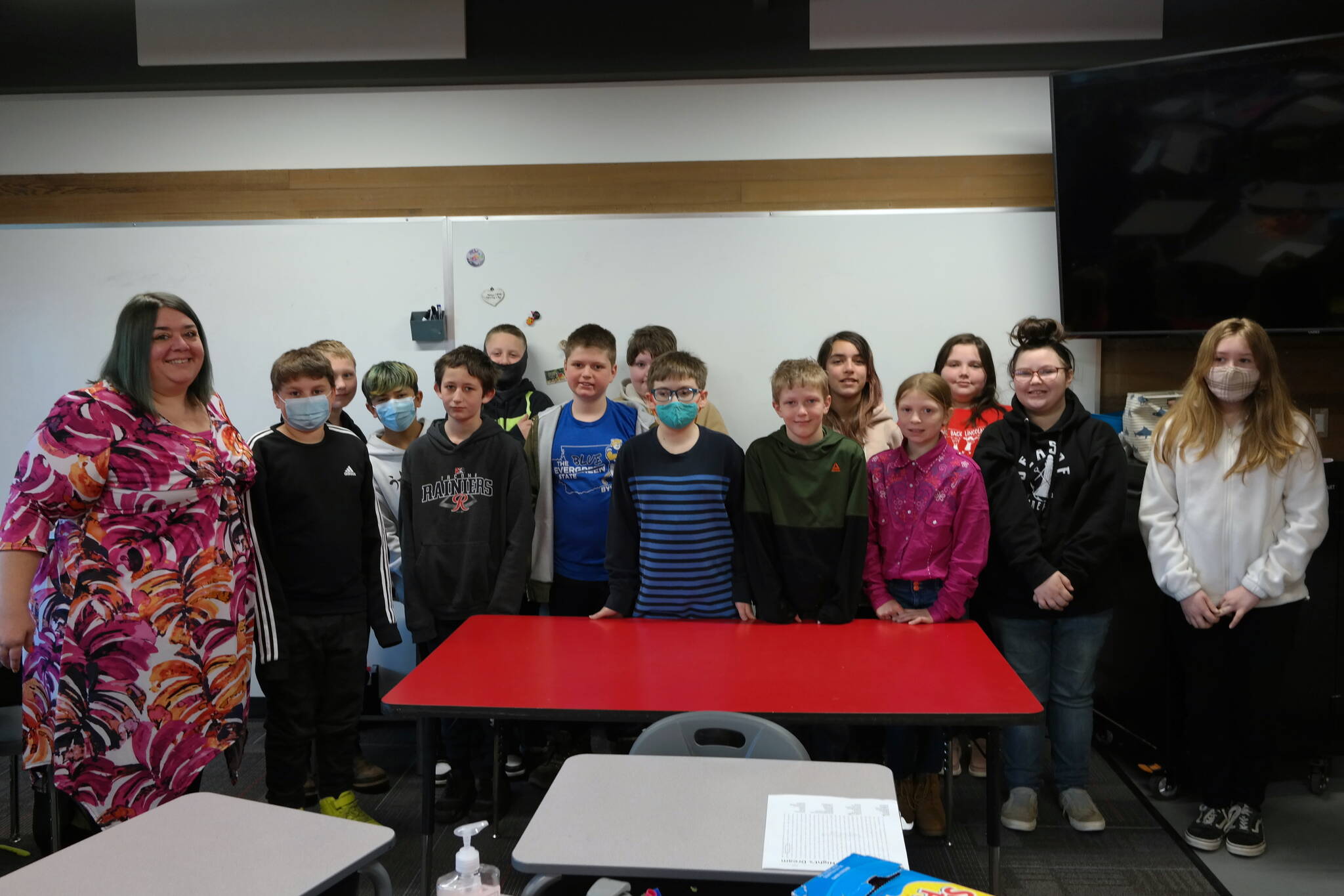 Erika Gebhardt I The Daily World 
Students were surprised and excited when they learned that their request had been taken up by the Grays Harbor County Board of Commissioners. They enjoyed the process of working collaboratively and engaging in research throughout the project.