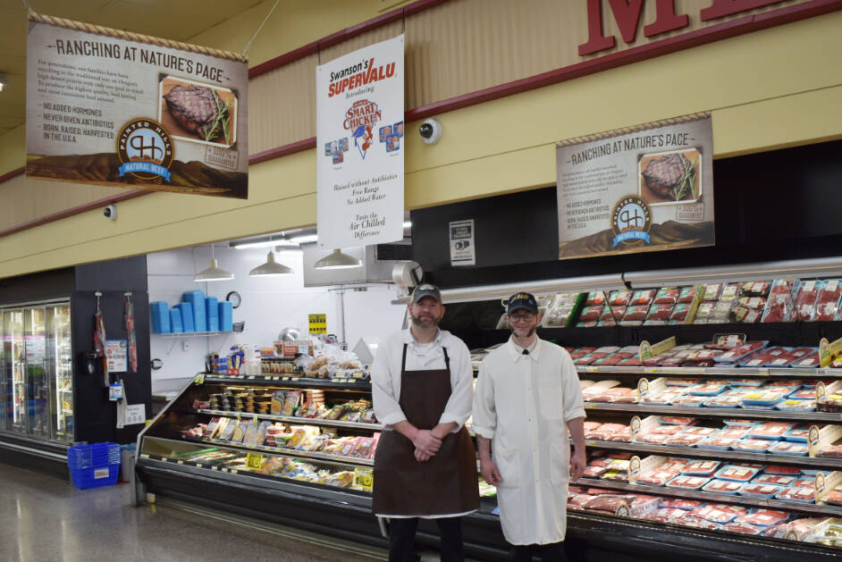 The team at Swanson's Super Valu is proud to feature Painted Hills Natural Beef products for their cutomers.