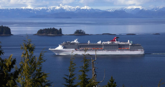 Chip Porter | Design Pics | Zuma Press | TNS | File Photo 
A COVID-19 outbreak aboard the Carnival Spirit, pictured in a file photo taken in the Tongass Narrows in Alaska in 2011, saw dozens of passengers infected with the virus last week.