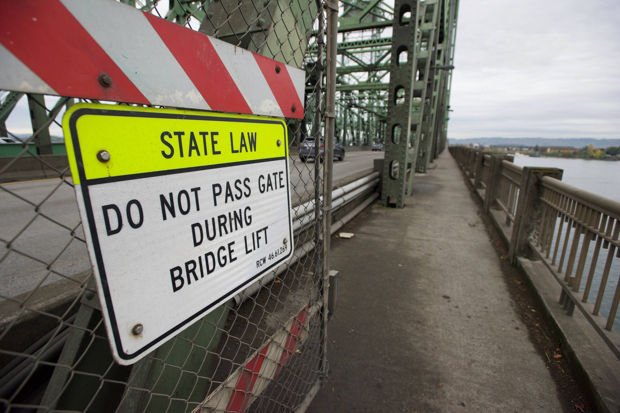Mark Graves | The Oregonian | TNS | File Photo 
An up-close look at the Interstate 5 bridge on Oct. 25, 2018, from the Washington side.